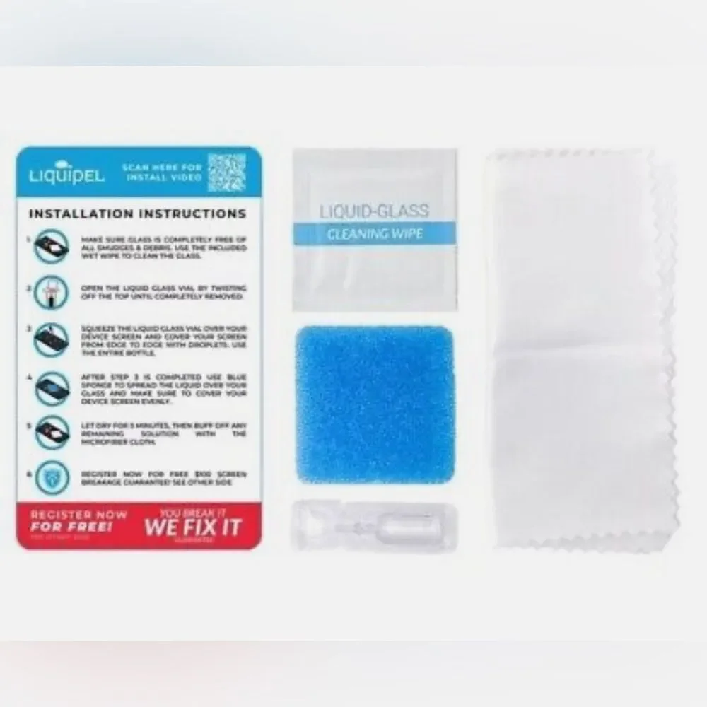 Liquipel Universal Liquid Glass Screen Protection Brand New